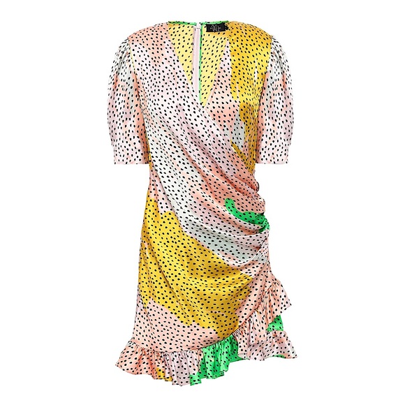 De La Vali Shanna Havanna Silk Wrap Dress - Picture 9 of 16